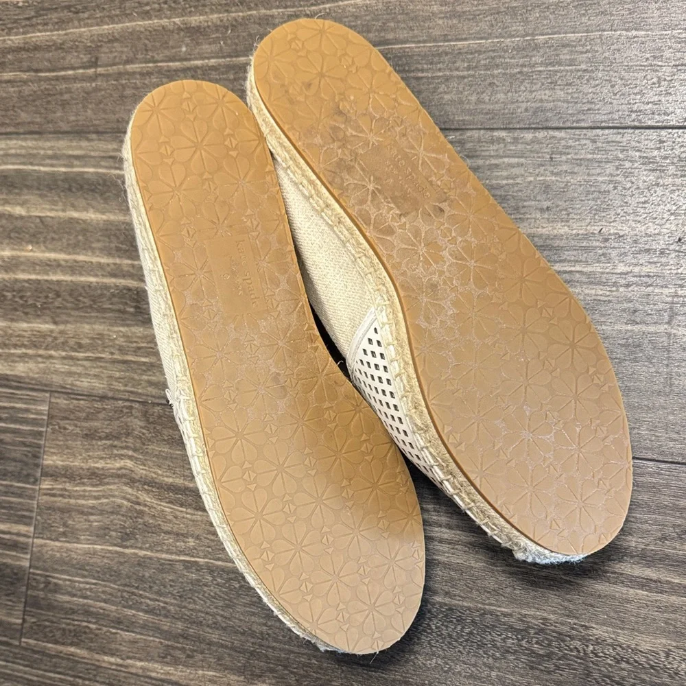 Kate Spade White and Tan Espadrilles - Picture 4 of 7